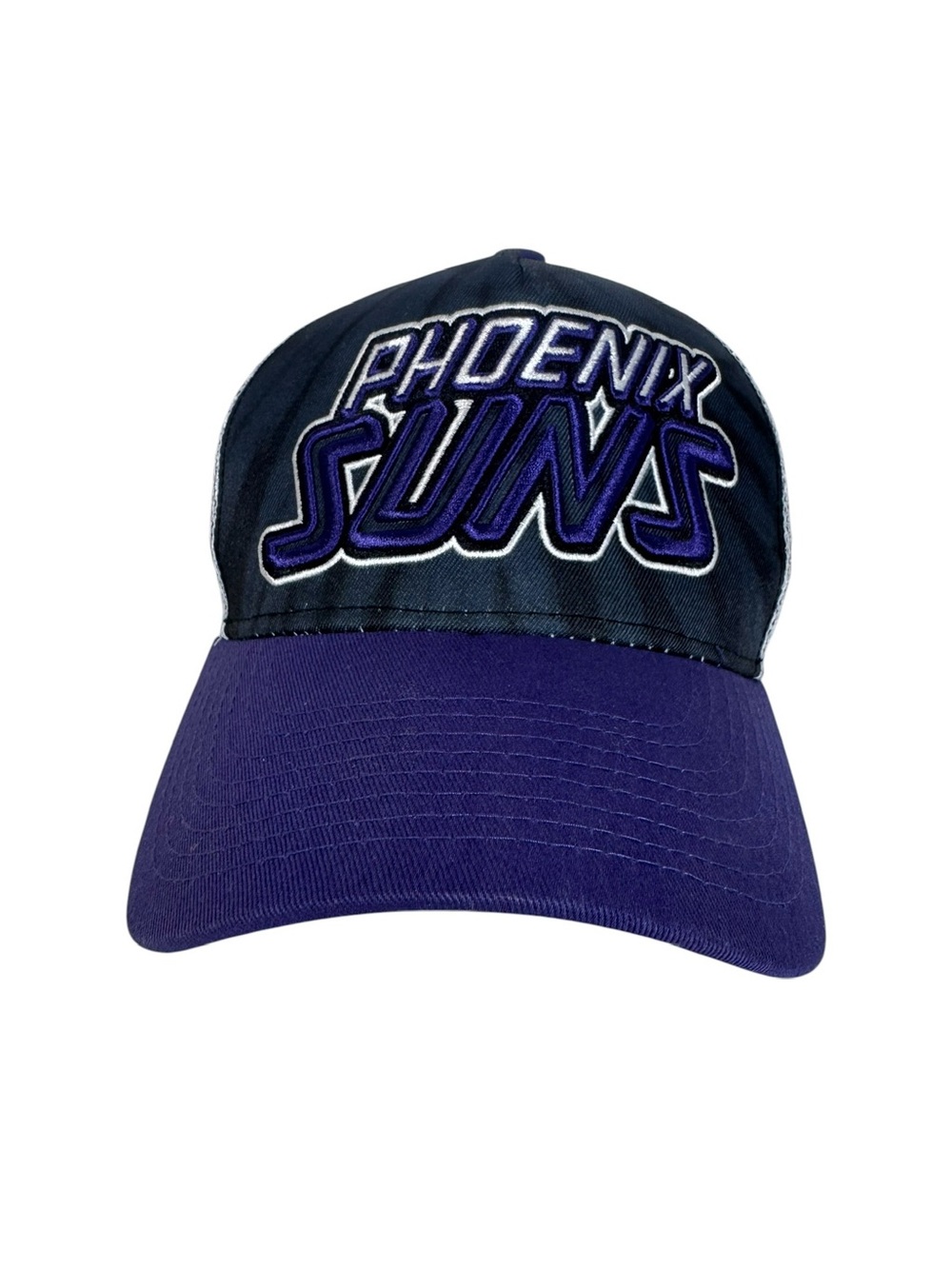 Phoenix Suns Youth NBA Mesh Snapback Hat Purple Black